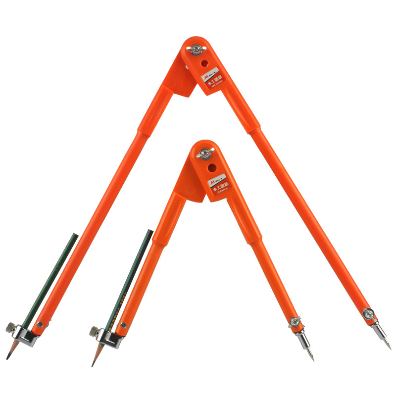 Professional Woodworking Compass Pencil Marking Compass Circle Maker Scriber Compass for Geometry
